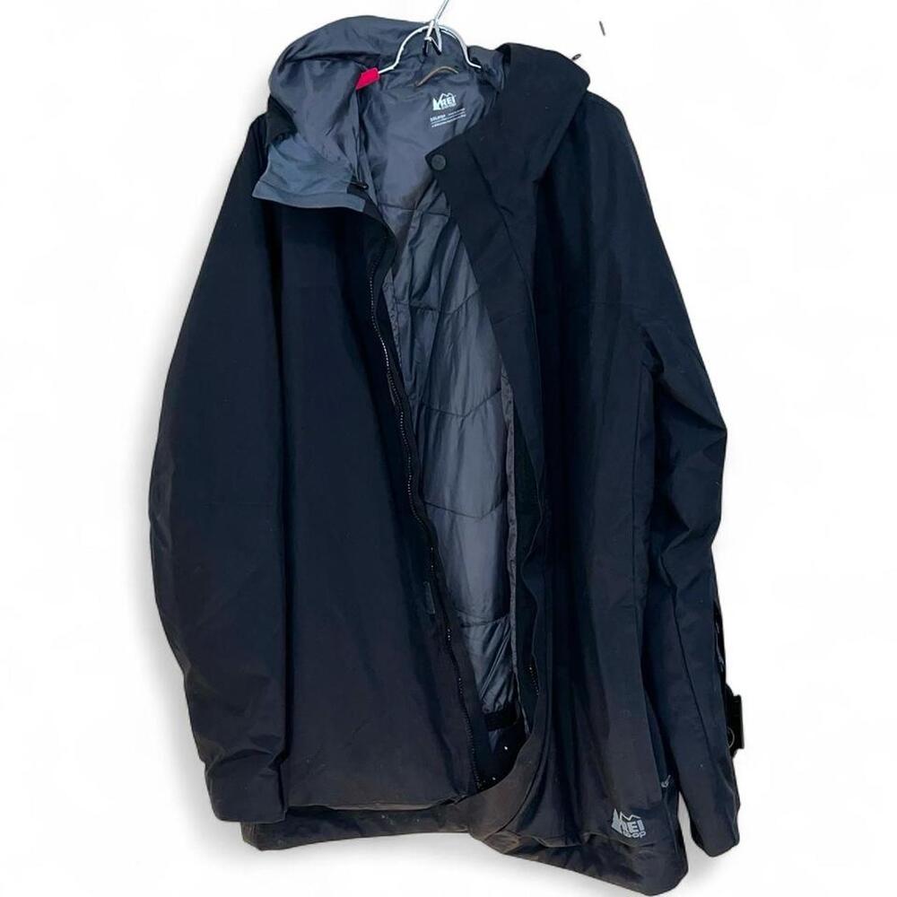 REI Co-op winter coat, black, size 3XL